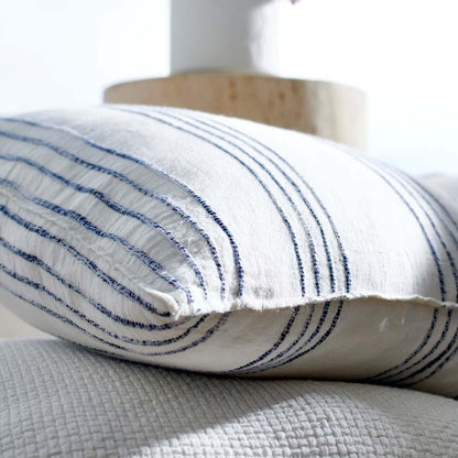 Rockpool Linen Duvet Cover | Navy Stripe