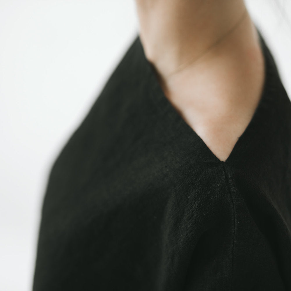 Linen Top | Black