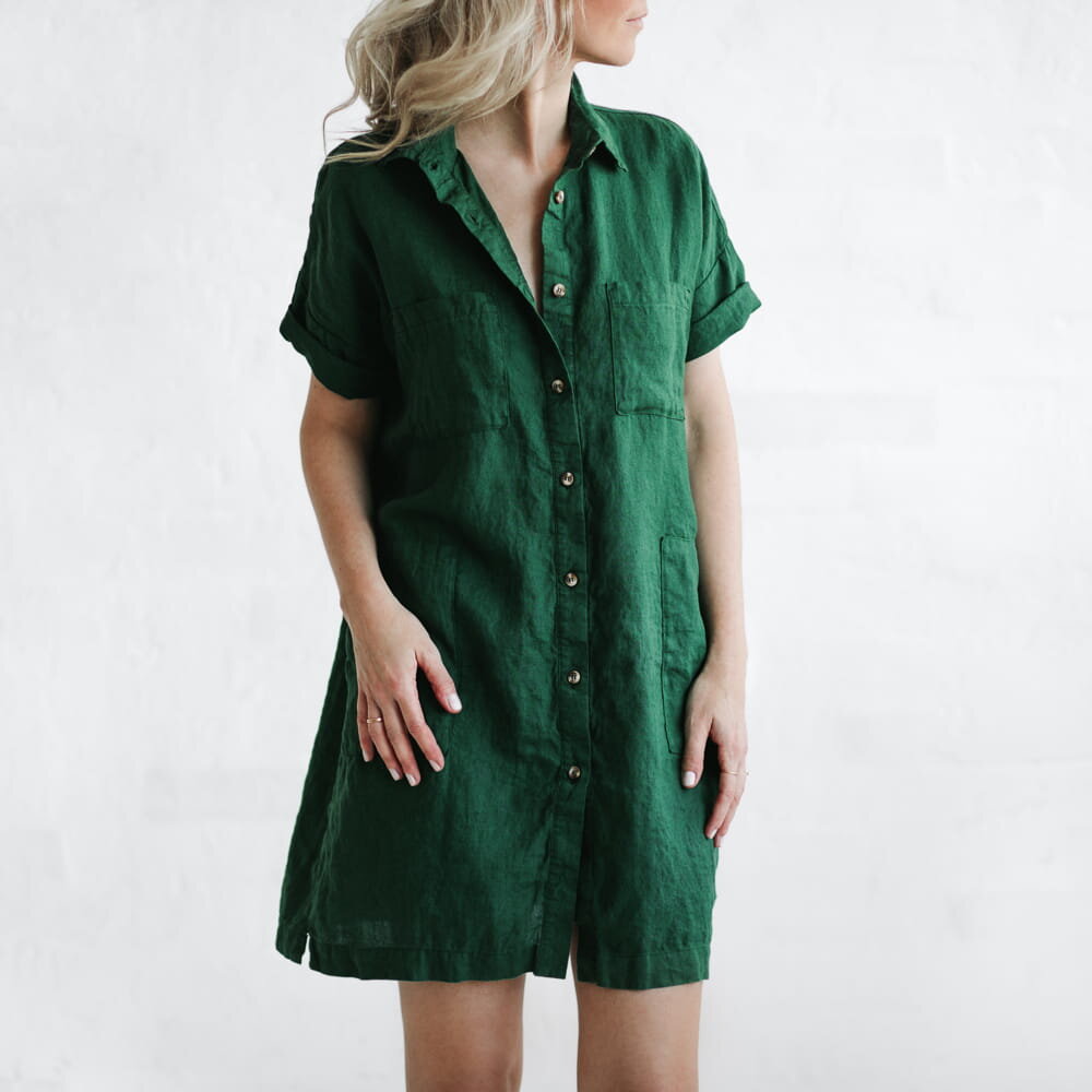 Linen tunic | Green