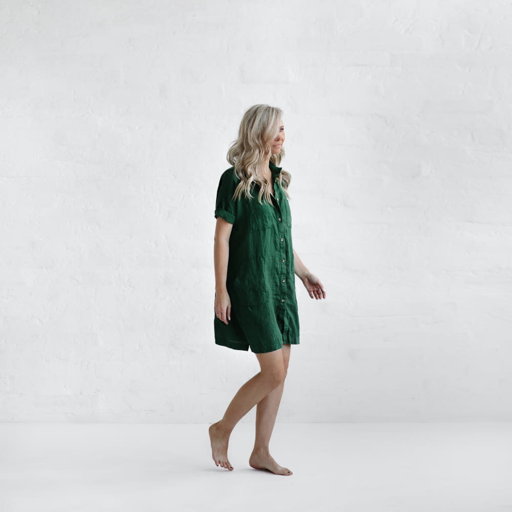 Linen tunic | Green