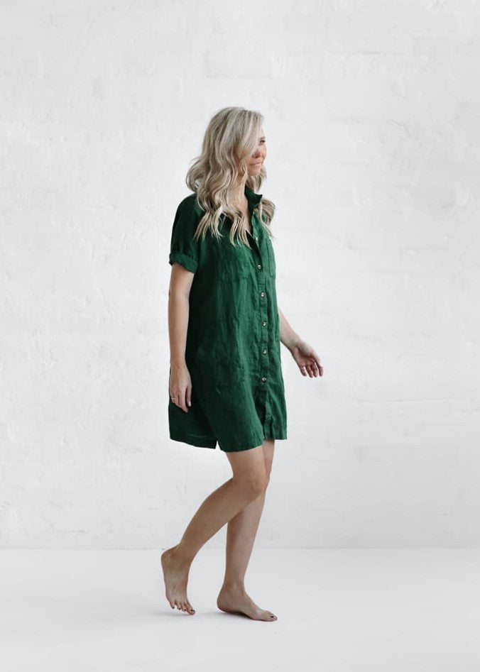 Linen tunic | Green