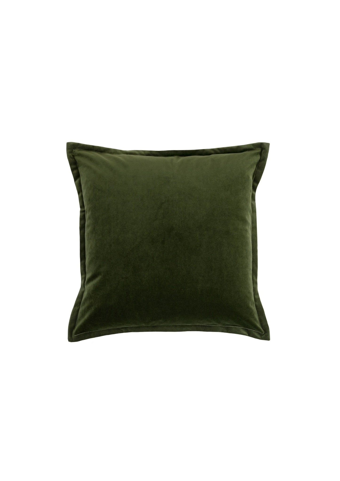 Velvet Cushion in Khaki
