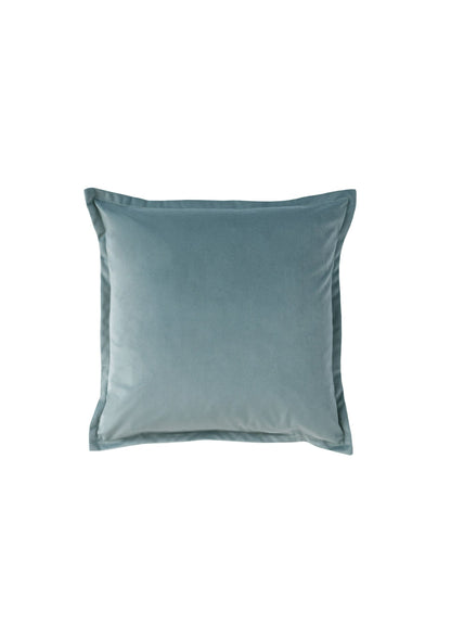 Velvet Cushion in Duckegg