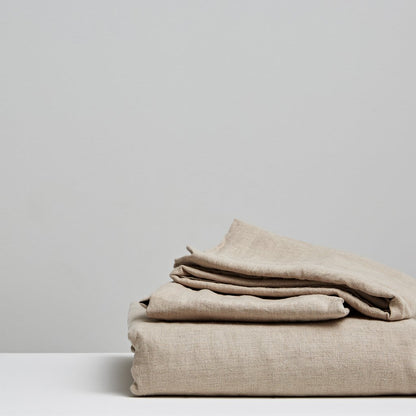 Natural Linen Flat Sheet | Oeko-Tex® certified | Made in Europe