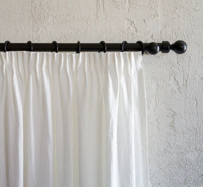 Linen Curtains - Pencil pleat