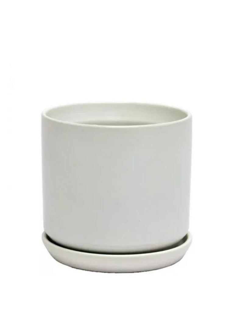 Ceramic Planter | White | 18.5cm